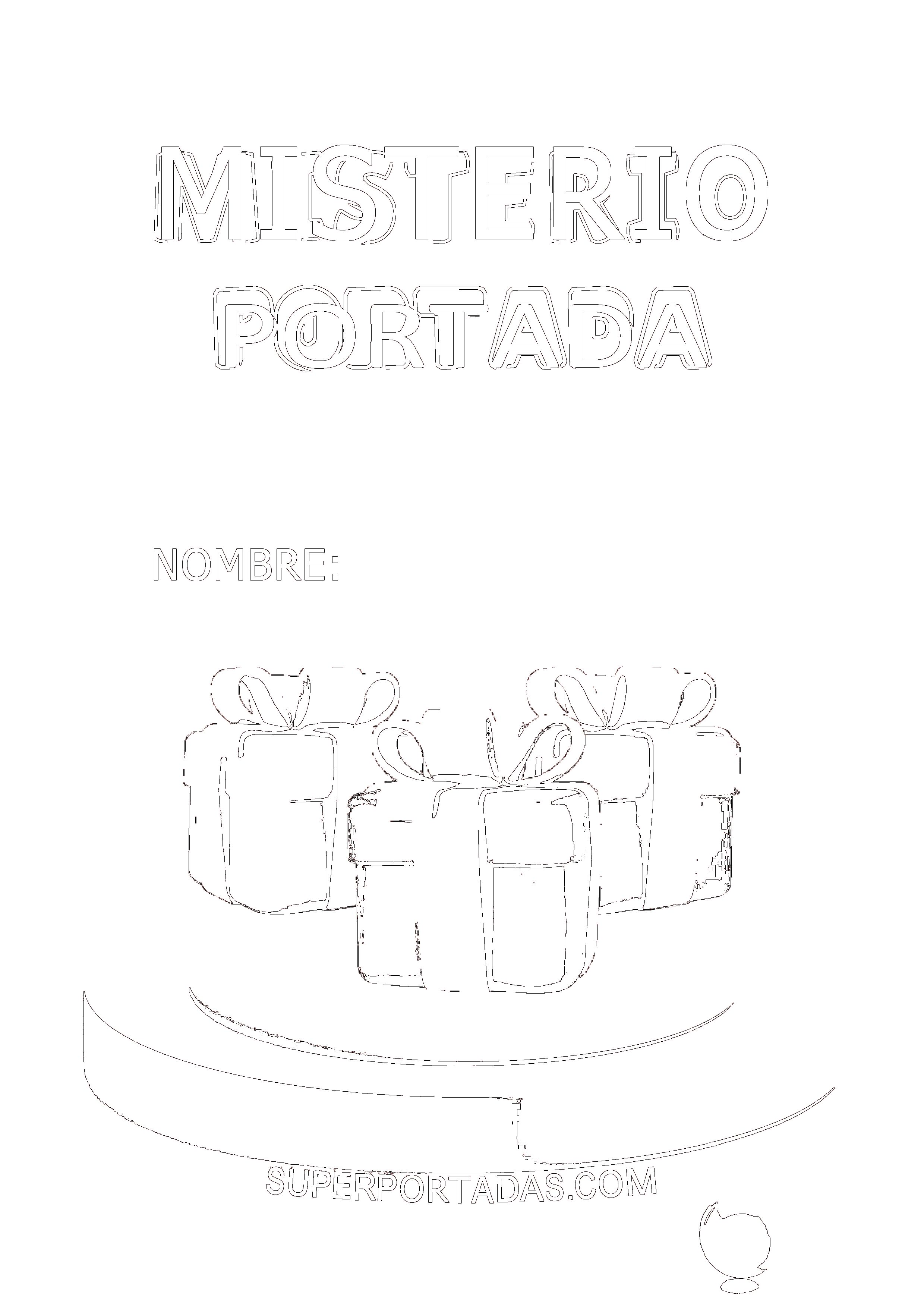 Portada RegaloRosa - kawaii para colorear