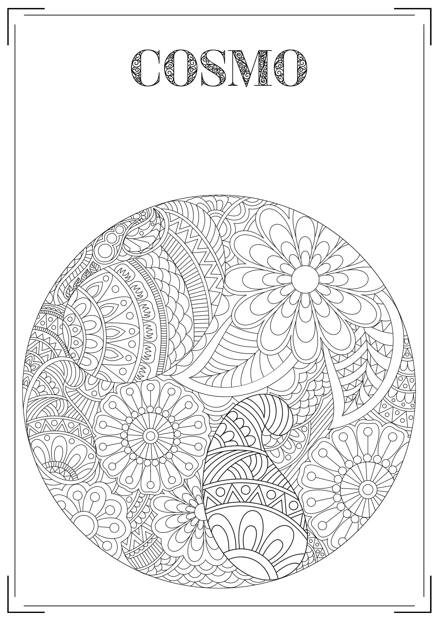 Intrincado para colorear